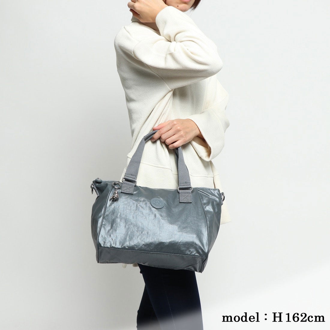 キプリング Kipling AMIEL （Navy Stick Pr） B5サイズ ショルダー