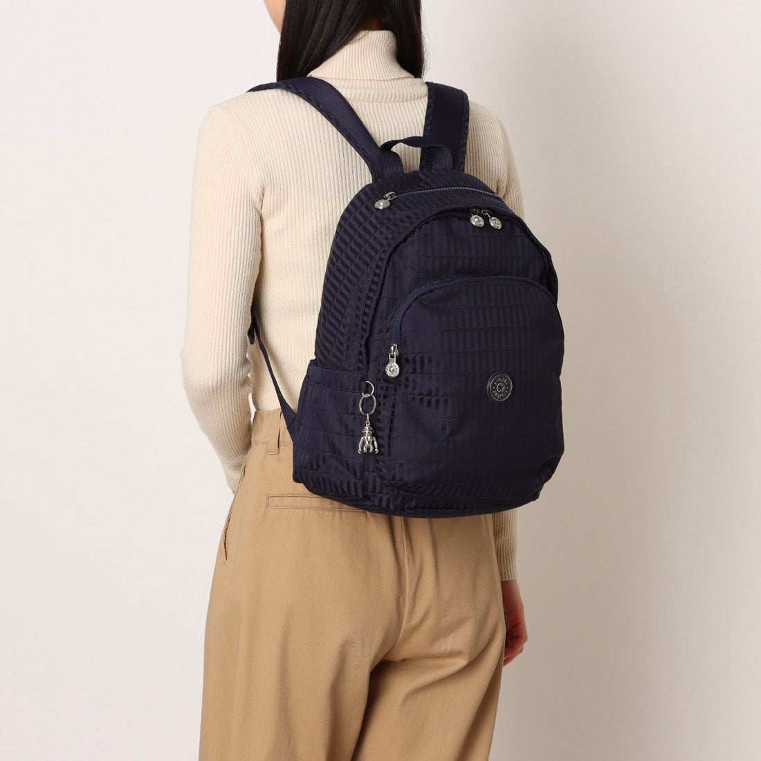キプリング Kipling DELIA （Grey Camo Jq） A4サイズ バックパック 