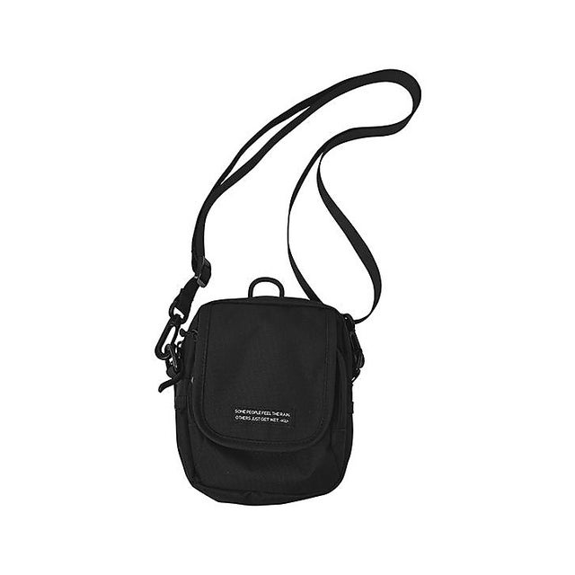/600D FLUP POCKET SHOULDER BAG （BK）