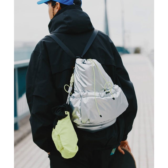 バックパック リュック 16L 2way ショルダーバッグ ナップサック （SV）