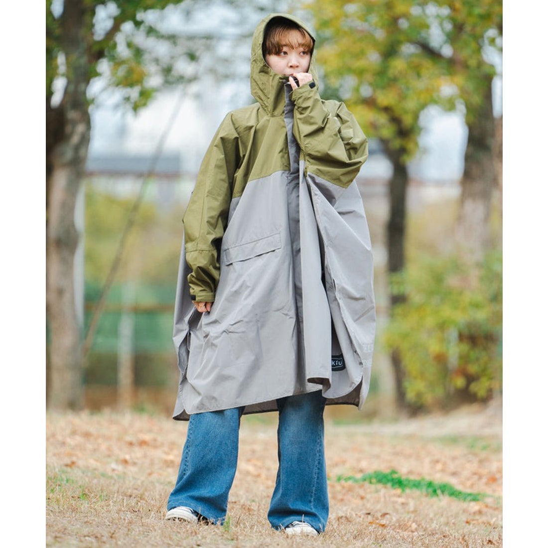 キウ KiU 【KiU】/KiU NEW STANDARD RAIN PONCHO 「キャンプ・フェスに