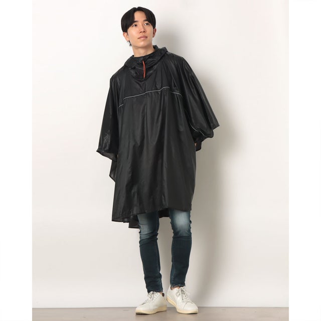 アウトドアカジュアル レインウェア LIGHTWEIGHT COMPACT PONCHO K502-900 （BK）