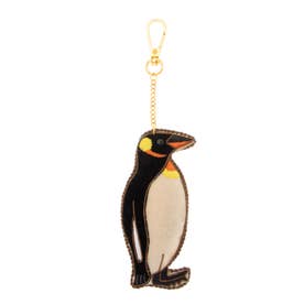 ザリ刺繍キーホルダー ペンギン