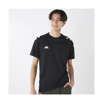 カッパ/キッズ/Kappa Jr 半袖オミニシャツ （BK）｜詳細画像