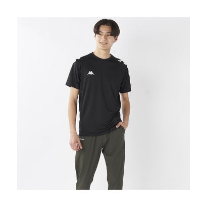 カッパ/キッズ/Kappa Jr 半袖オミニシャツ （BK）｜詳細画像