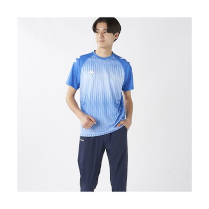 カッパ/キッズ/Kappa Jr 半袖シャドー柄シャツ （BL）｜詳細画像