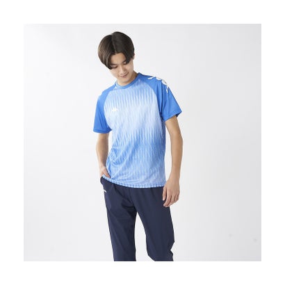 カッパ/キッズ/Kappa Jr 半袖シャドー柄シャツ （BL）｜詳細画像
