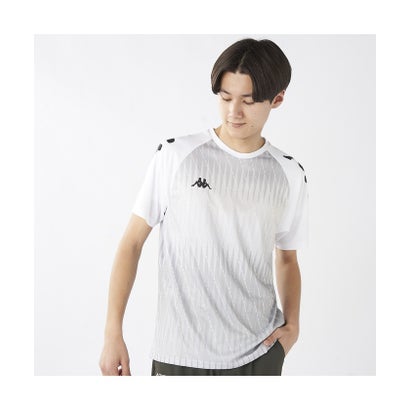 カッパ/キッズ/Kappa Jr 半袖シャドー柄シャツ （WT）｜詳細画像