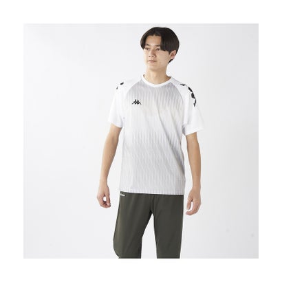 カッパ/キッズ/Kappa Jr 半袖シャドー柄シャツ （WT）｜詳細画像