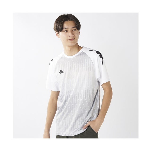 /メンズ/半袖シャドー柄シャツ （WT）