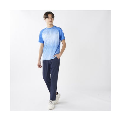 カッパ/メンズ/Kappa 半袖シャドー柄シャツ （BL）｜詳細画像