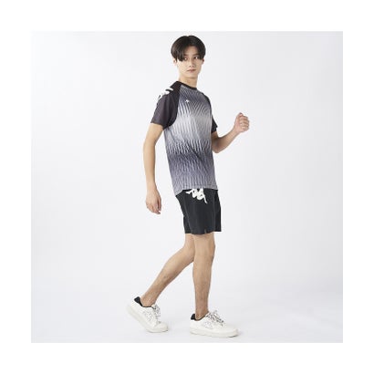 カッパ/メンズ/Kappa 半袖シャドー柄シャツ （BK）｜詳細画像