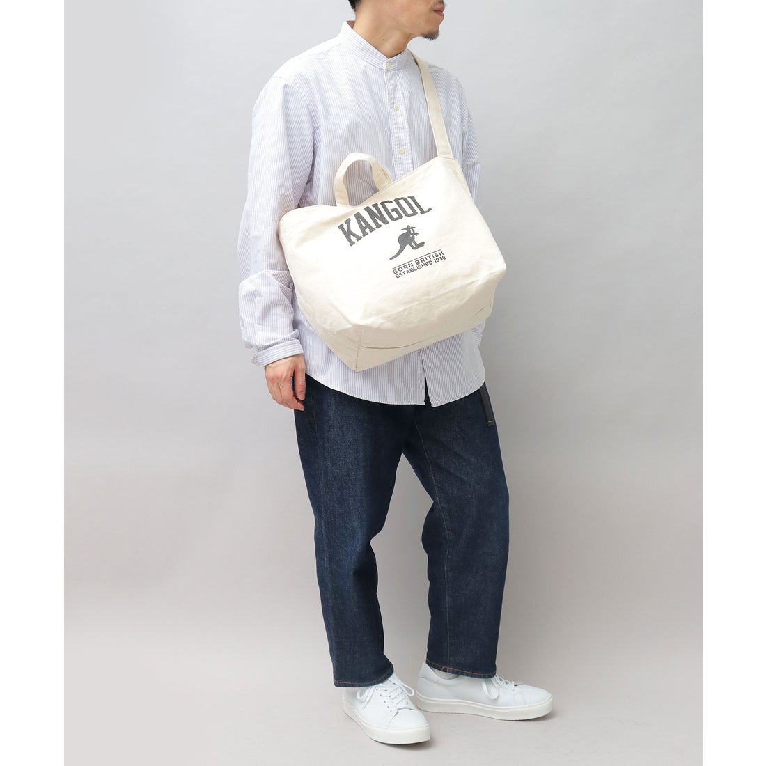 カンゴール KANGOL キャンバス ショルダートート 2WAY トートバッグ 