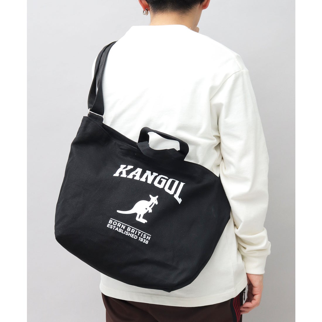 カンゴール KANGOL キャンバス ショルダートート 2WAY トートバッグ 