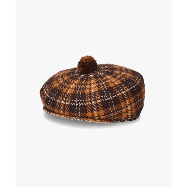 NEW HERITAGE FLAT CAP / （ESPRESSO CHECK (91)）