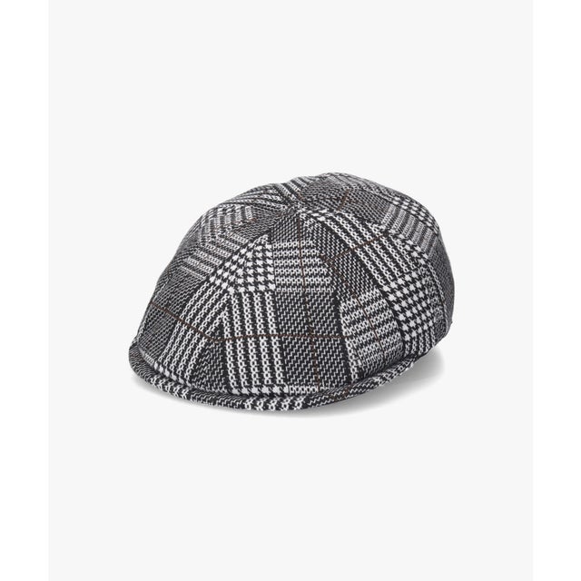 PATTERN FLEXFIT CAP / （BLACK PLAID (01)）