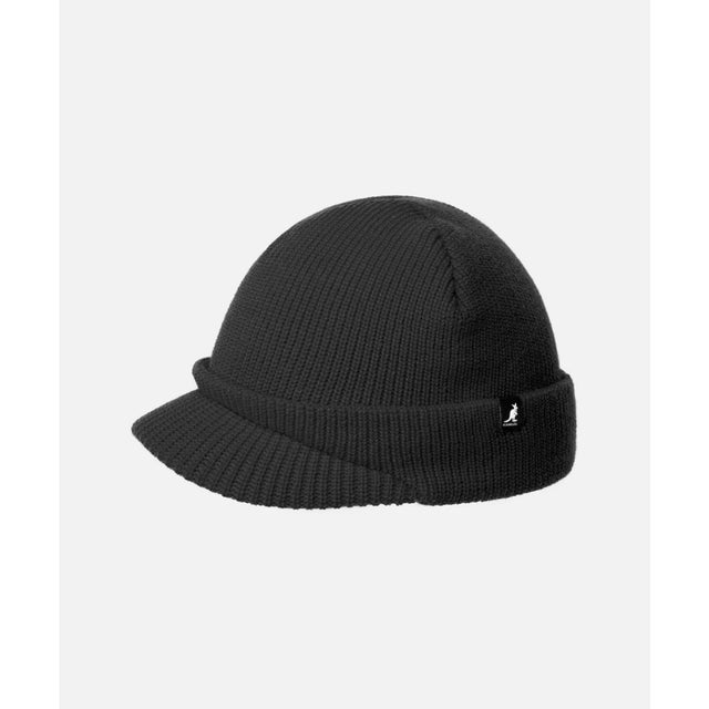 SLICED PEAK BEANIE （BLACK (01)）