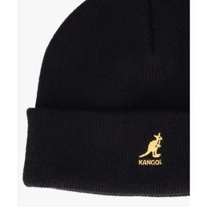 KANGOL ACRYLIC CUFF PULL－ON （BLACK/BLACK (02)）｜詳細画像