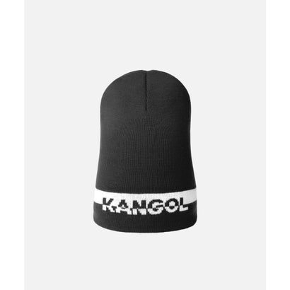 KANGOL 2-WAY TEXT BEANIE / カンゴール （BLACK (01)）｜詳細画像