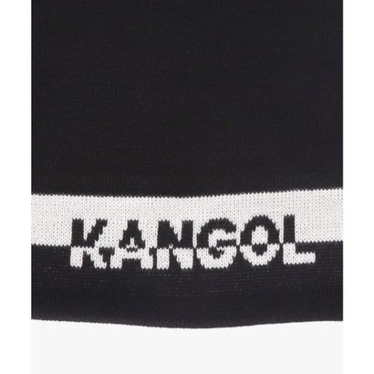 KANGOL 2-WAY TEXT BEANIE / カンゴール （BLACK (01)）｜詳細画像