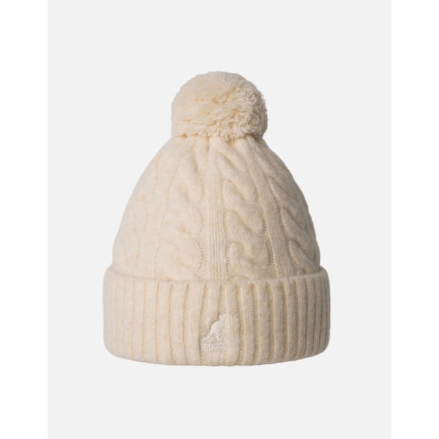 POMPOM BEANIE / （CHALK (06)）