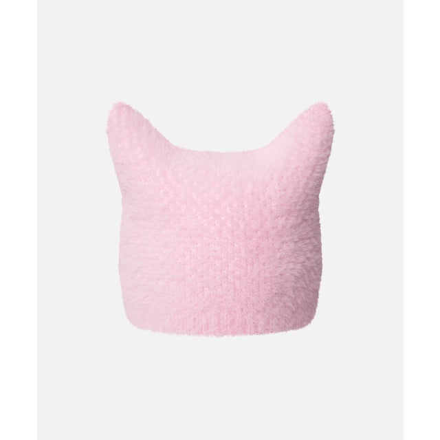 FAUX FUR POINTED BEANIE / （BALLERINA PINK (15)）