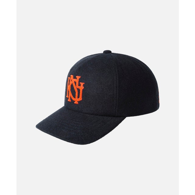 FELT LOGO BASEBALL CAP / （BLACK (01)）