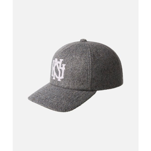 FELT LOGO BASEBALL CAP / （FLANNEL (03)）