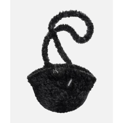 KANGOL FAUX FUR 2-WAY BUCKET / カンゴール （BLACK (01)）｜詳細画像