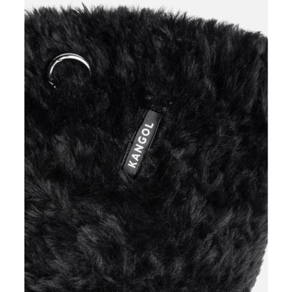 KANGOL FAUX FUR 2-WAY BUCKET / カンゴール （BLACK (01)）｜詳細画像