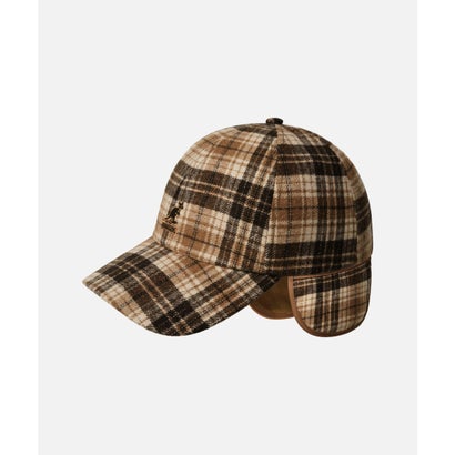 KANGOL PLAID EARFLAPS BASEBALL / カンゴール （TAN MULTI (93)）｜詳細画像