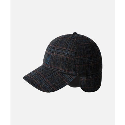 KANGOL PLAID EARFLAPS BASEBALL / カンゴール （BLACK MULTI (01)）｜詳細画像