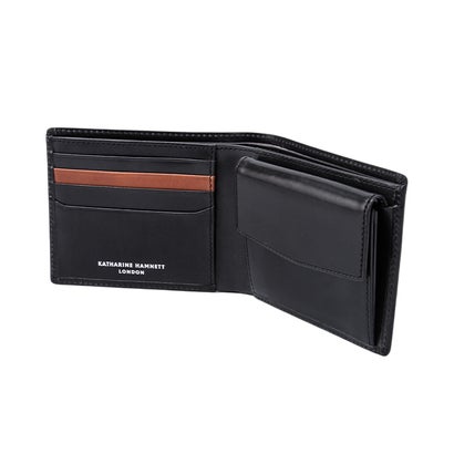 キャサリンハムネット 財布 二つ折り財布 メンズ レディース ブランド レザー 本革 KATHARINE HAMNETT LONDON 490-50800 （チョコ）｜詳細画像