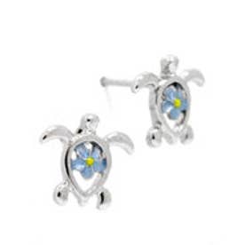 【kahiko】プルメリア＆ホヌピアス シルバー