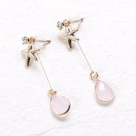 【Kahiko】スターフィッシュドロップピアス ピンク
