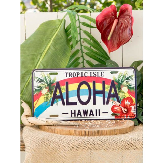 【Kahiko】ALOHA カーナンバープレートオーナメント その他4