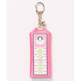 恋愛千社お守りキーホルダー （ピンク）