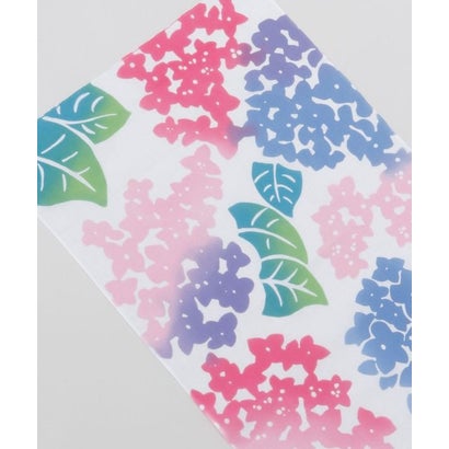 【カヤ】注染手ぬぐい 紫陽花と猫 アクア｜詳細画像