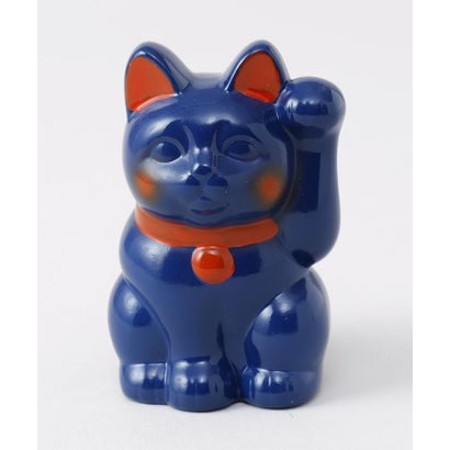 【カヤ】常滑焼 彩りほっぺ招き猫3号 貯金箱 イエロー｜詳細画像