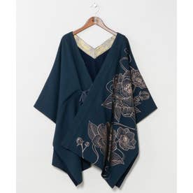 箔野華羽織 （ネイビー）