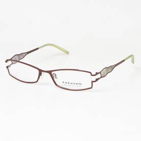 メガネ 眼鏡 アイウェア レディース メンズ （ブラウン/ライトグリーン）