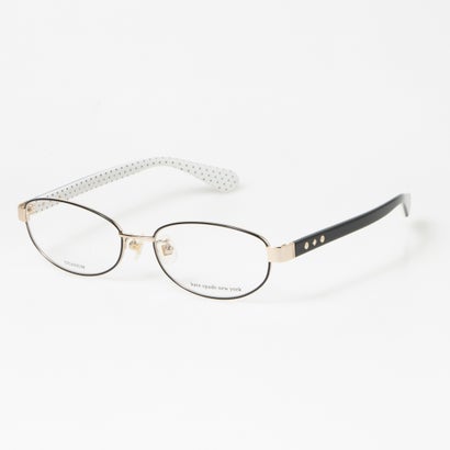 ケイトスペードニューヨーク kate spade new york メガネ 眼鏡 アイウェア レディース メンズ （ブラック/ゴールド）｜詳細画像