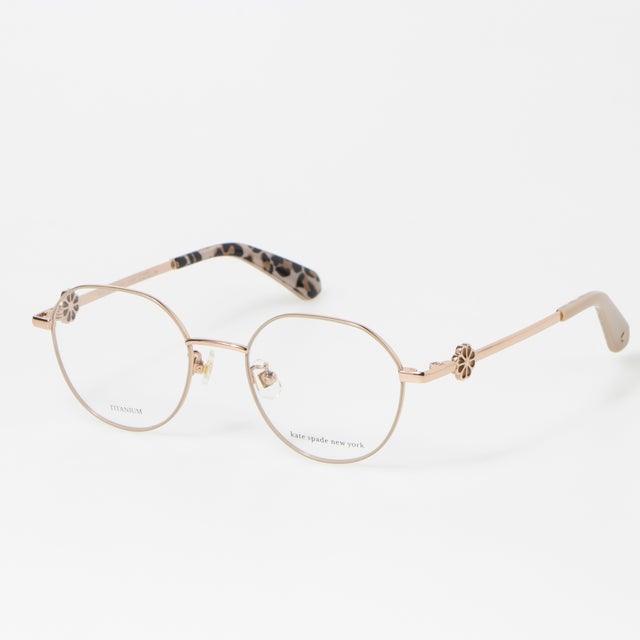 
                    メガネ 眼鏡 アイウェア レディース メンズ （レッド/ゴールド）