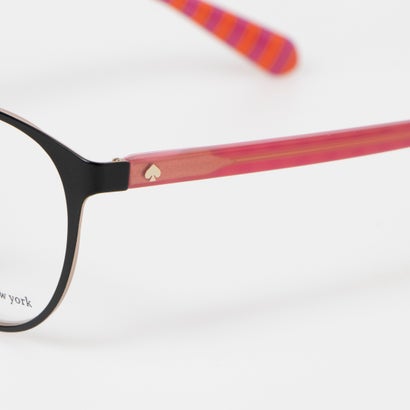 ケイトスペードニューヨーク kate spade new york メガネ 眼鏡 アイウェア レディース メンズ （ブラック/ピンク）｜詳細画像