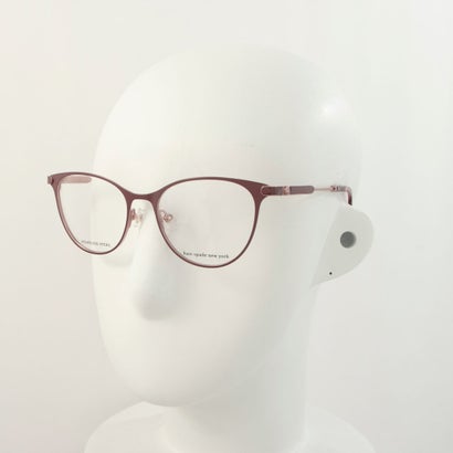 ケイトスペードニューヨーク kate spade new york メガネ 眼鏡 アイウェア レディース メンズ （ローズゴールド/レッド）｜詳細画像