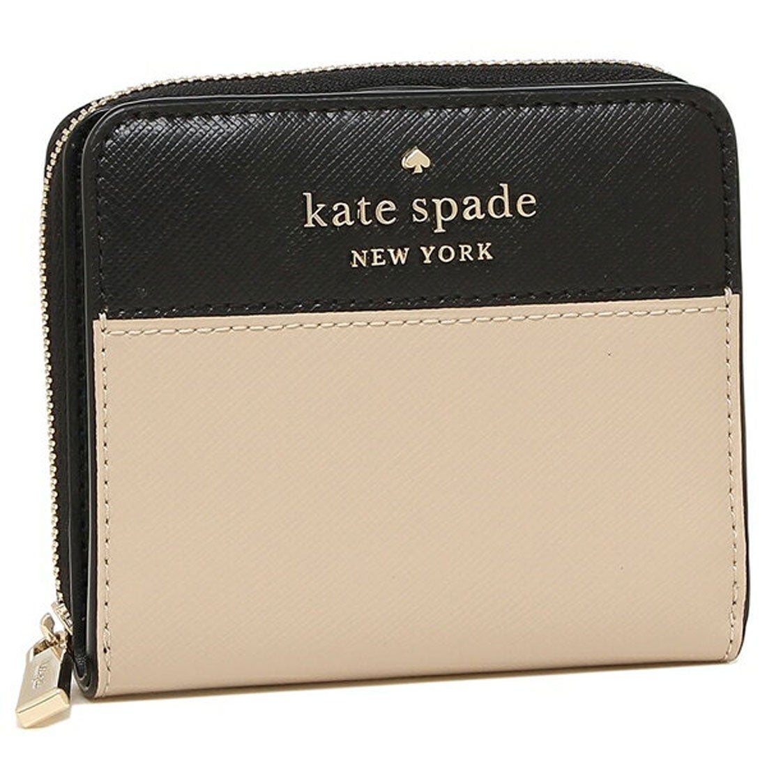 ケイトスペードニューヨーク kate spade new york 財布 二つ折り財布 ステイシー ベージュ レディース アウトレット KATE  SPADE WLR00636 129 （ベージュ） -アウトレット通販 ロコレット (LOCOLET)