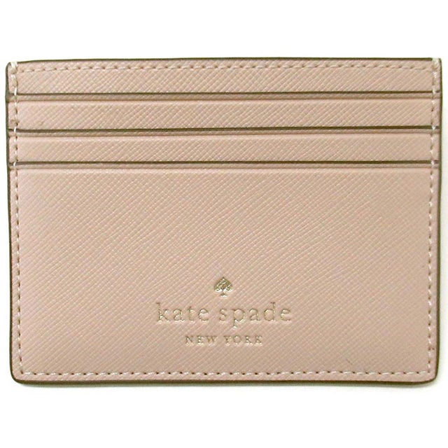 
                    Kate spade ケイトスペード アウトレット カードケース ロゴ レザーカードケース KE703 250 （ベージュ）