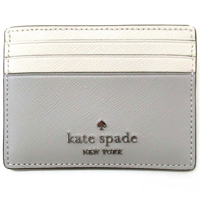 
                    Kate spade ケイトスペード アウトレット マディソン スモール スリム カード ホルダー カードケース KC516 020 （プラチナグレーマルチ）