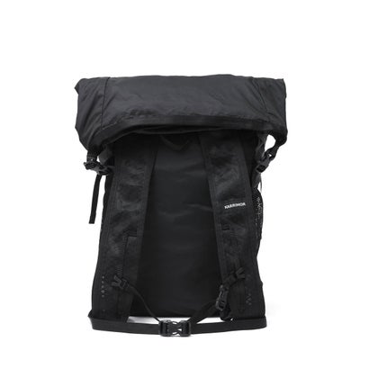 カリマー KARRIMOR リュック メンズ レディース リュックサック ブランド カジュアル パッカブル バッグ 軽量 軽い ナイロン デイパック ロールトップ バックパック B5 15L ventis 15 501292 （Black）｜詳細画像
