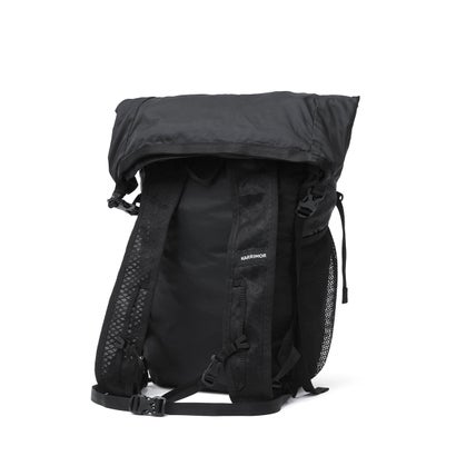 カリマー KARRIMOR リュック メンズ レディース リュックサック ブランド カジュアル パッカブル バッグ 軽量 軽い ナイロン デイパック ロールトップ バックパック B5 15L ventis 15 501292 （Black）｜詳細画像